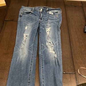 American eagle crop Jean